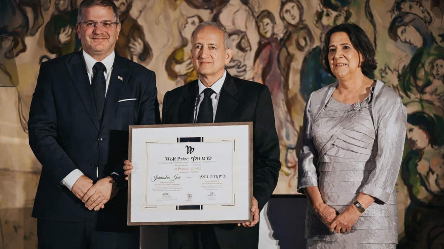 Jainendra Jain wins 2025 Wolf Prize for composite fermion theory