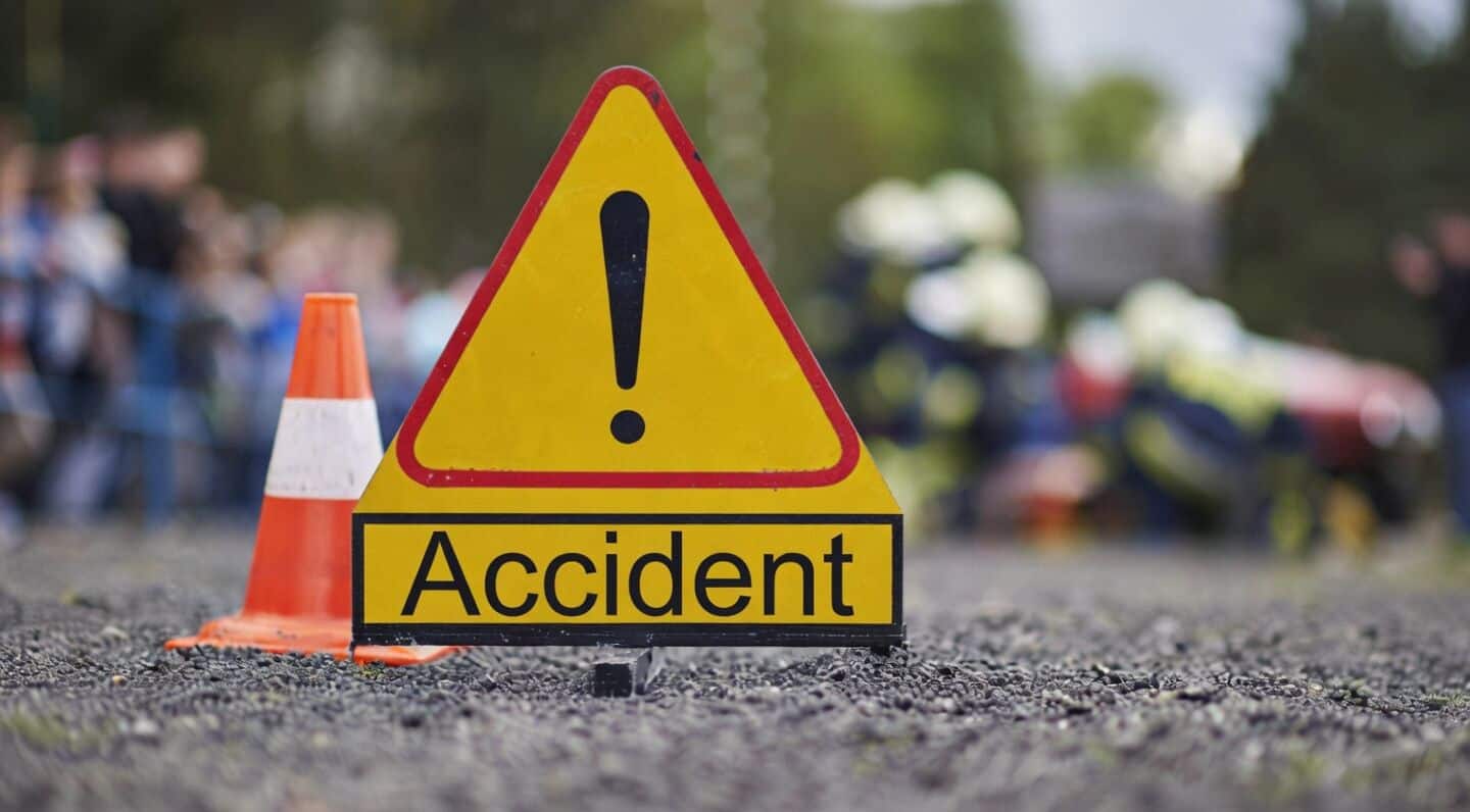 Manali Delhi bus overturns on Zirakpur Ambala highway Friday morning