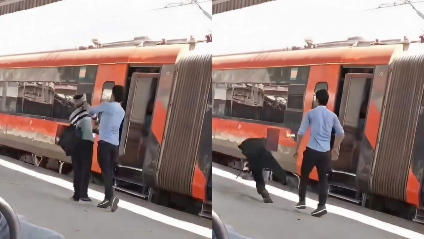 Disabled passenger pushed off Vande Bharat at Lucknow's Charbagh station