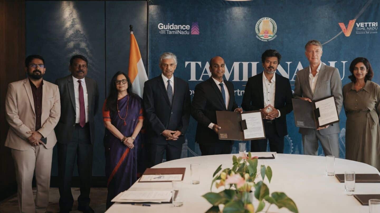 Tamil Nadu secures ₹12000 cr during CM Vijay's UK visit