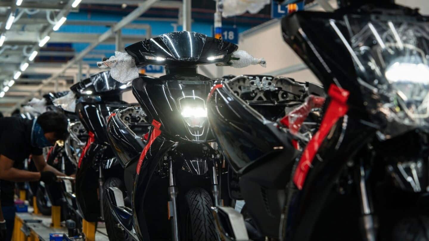 Ather Energy shares rise after Hero MotoCorp announced up-to ₹1,000cr