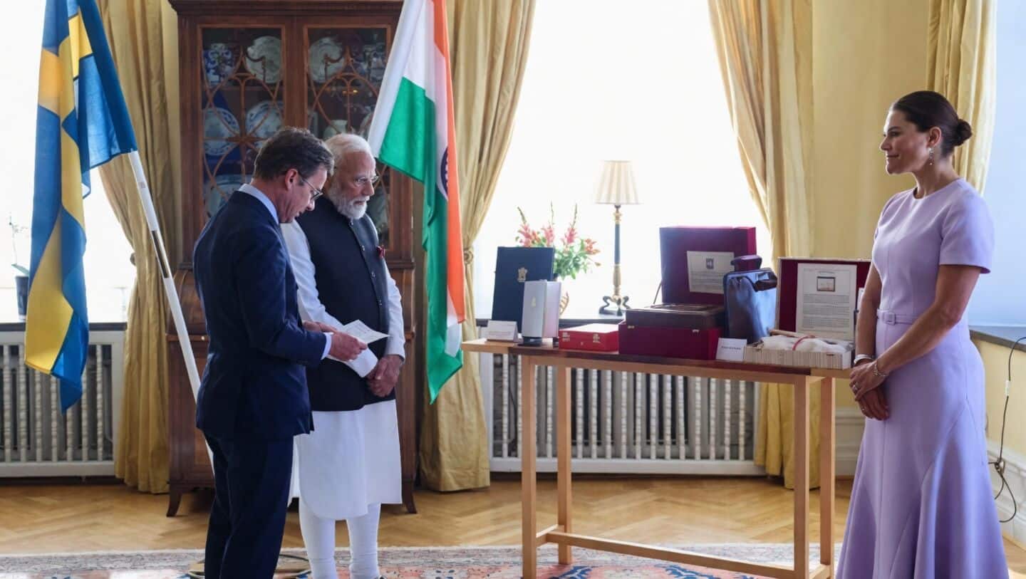 Prime Minister Narendra Modi meets Ulf Kristersson on AI, trade