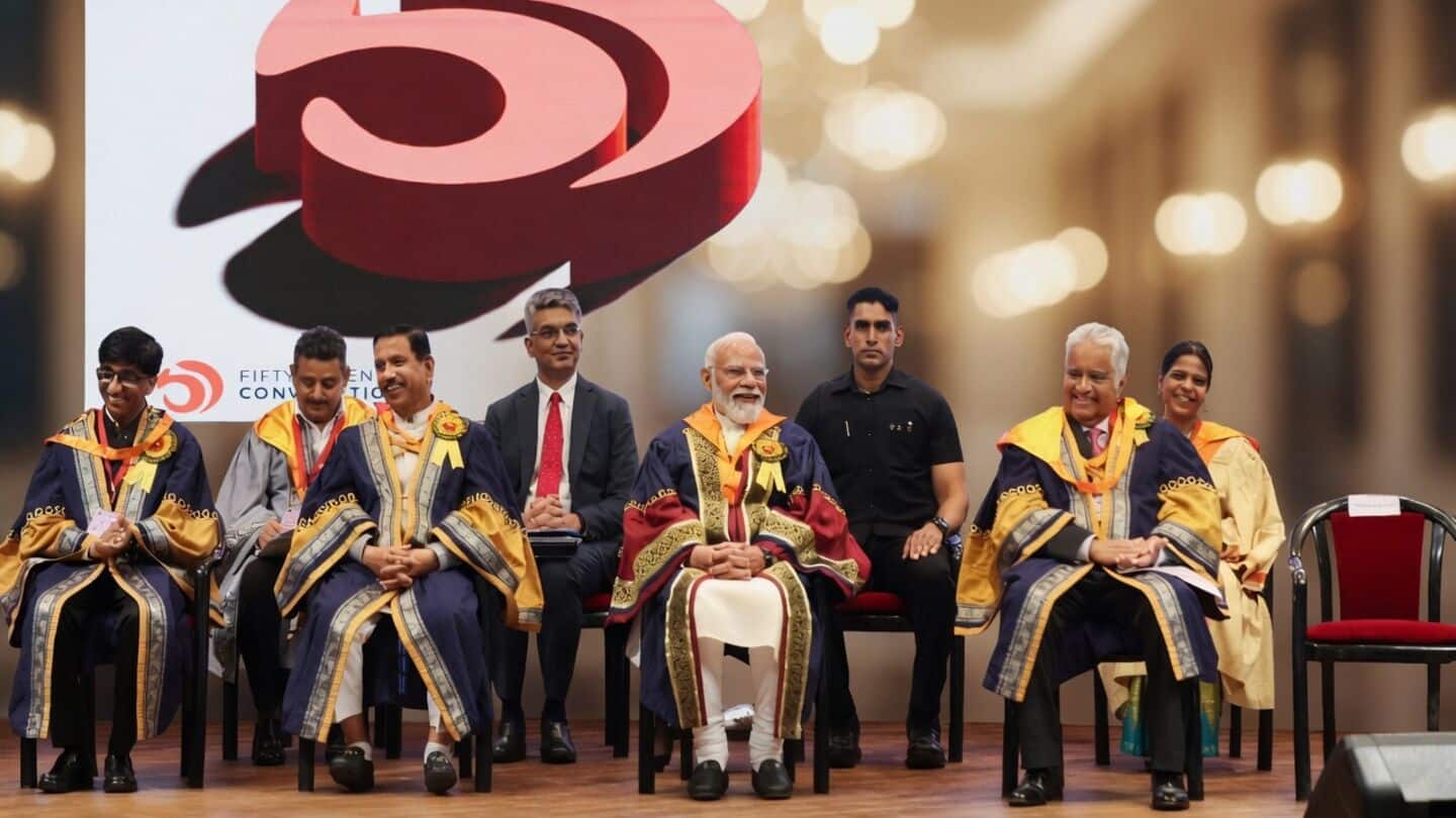 Narendra Modi urges IIT Delhi students to lead India's development