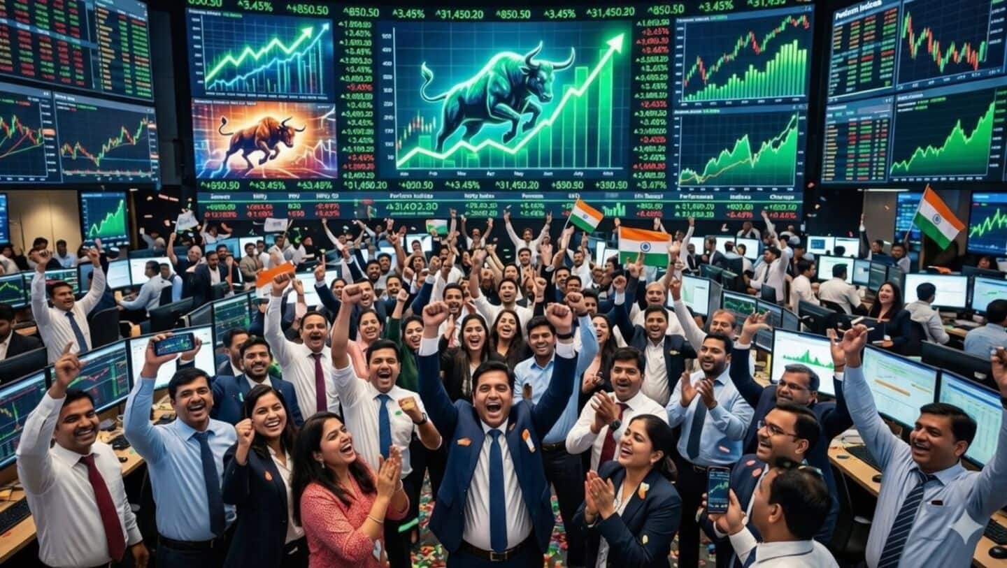 Dalal Street rallies as Sensex gains nearly 2,800 to 77,392