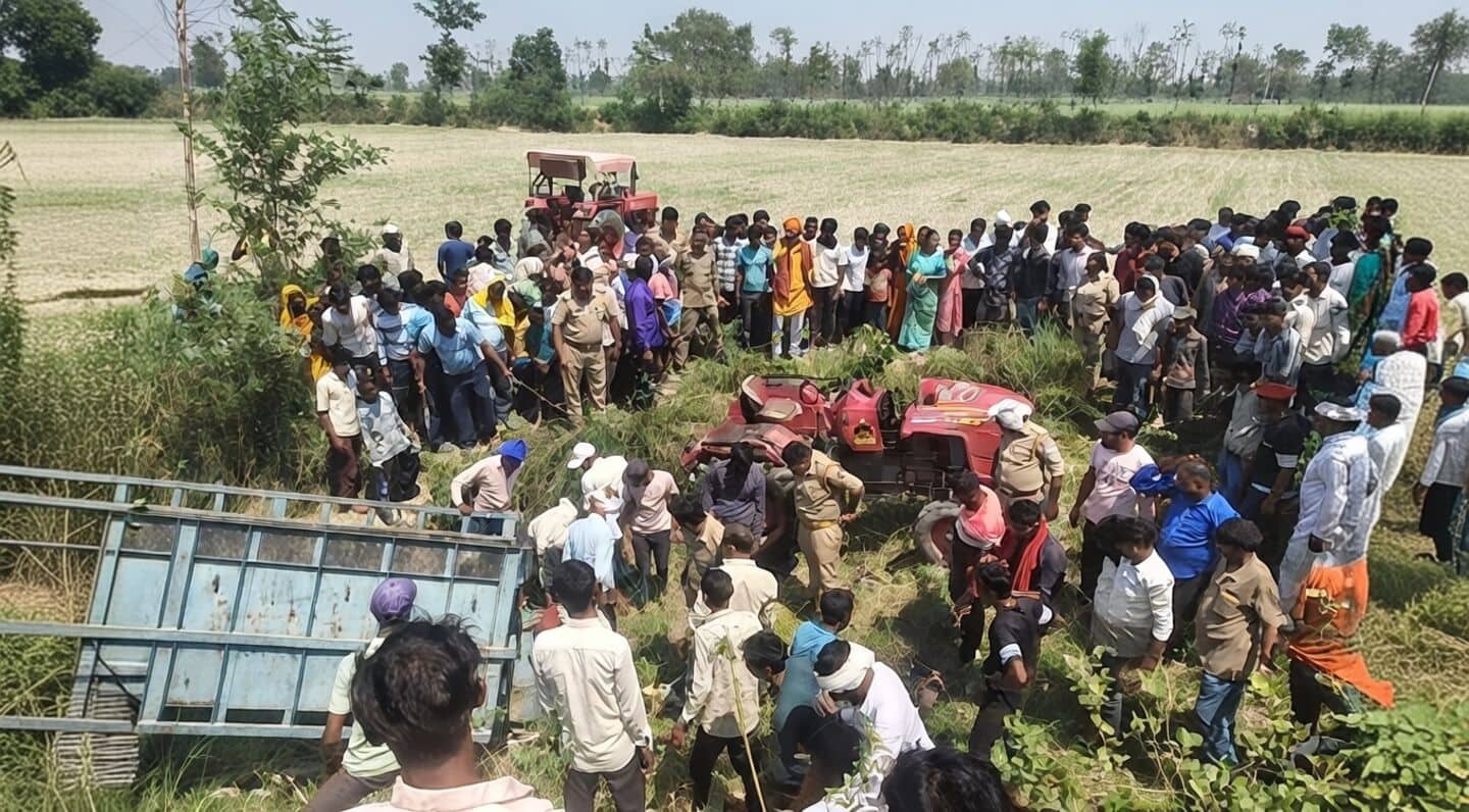 Tractor overturns on Dhakherwa-Ghajiapur highway kills 5 in Lakhimpur Kheri