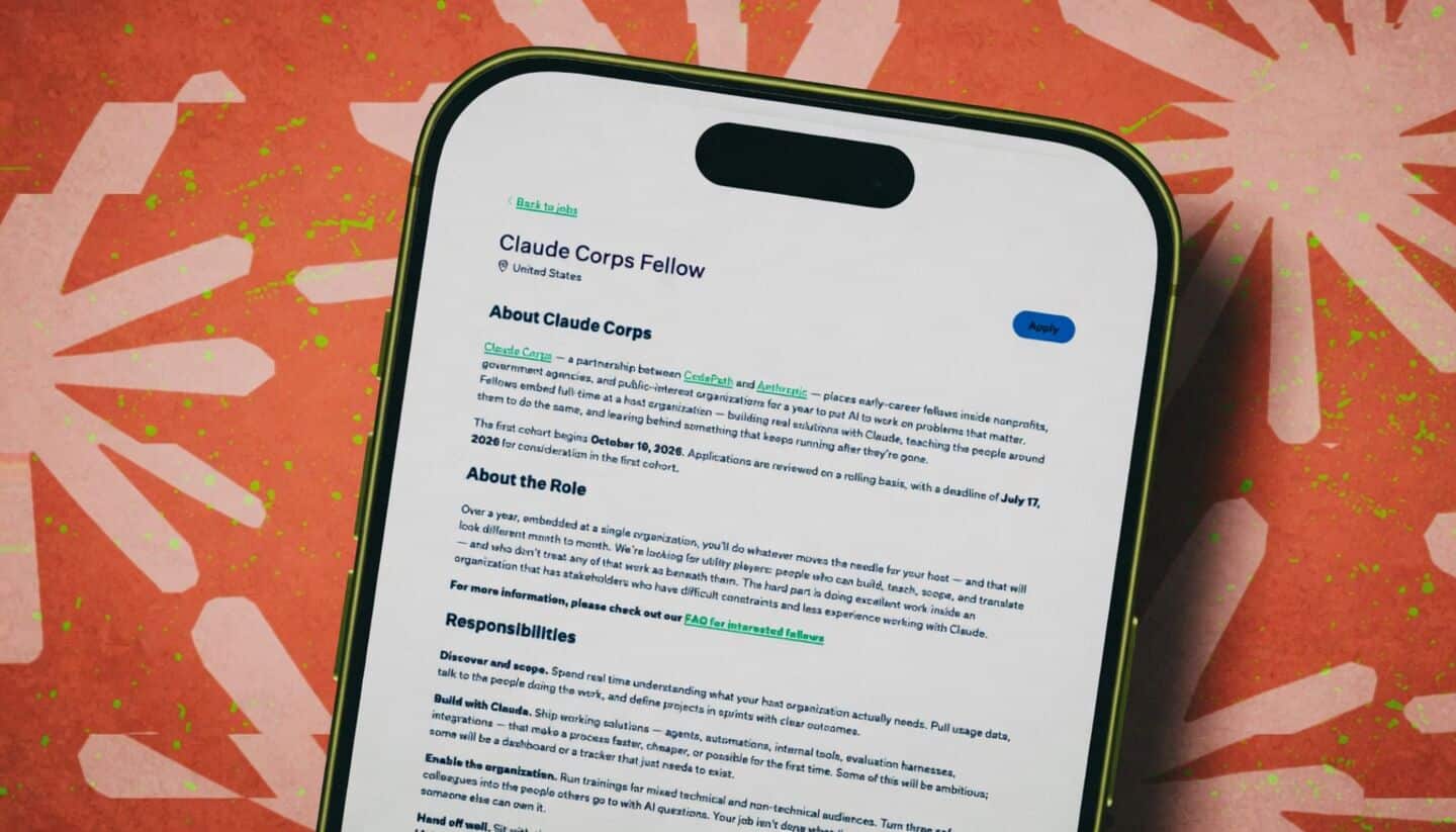 Anthropic launches Claude Corps with $85,000 stipends at US nonprofits