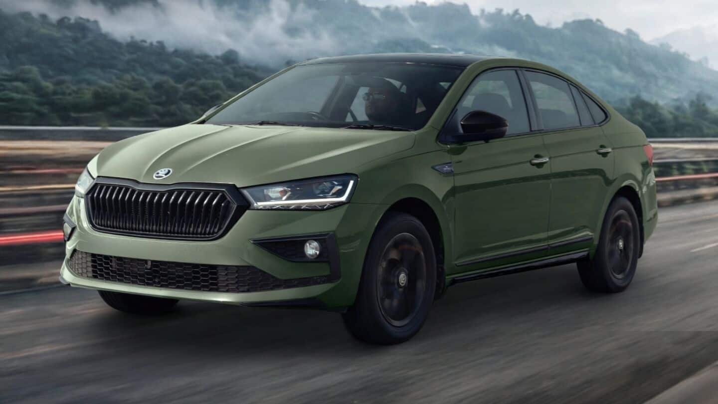 Skoda unveils limited edition dual tone Slavia Monte Carlo colors