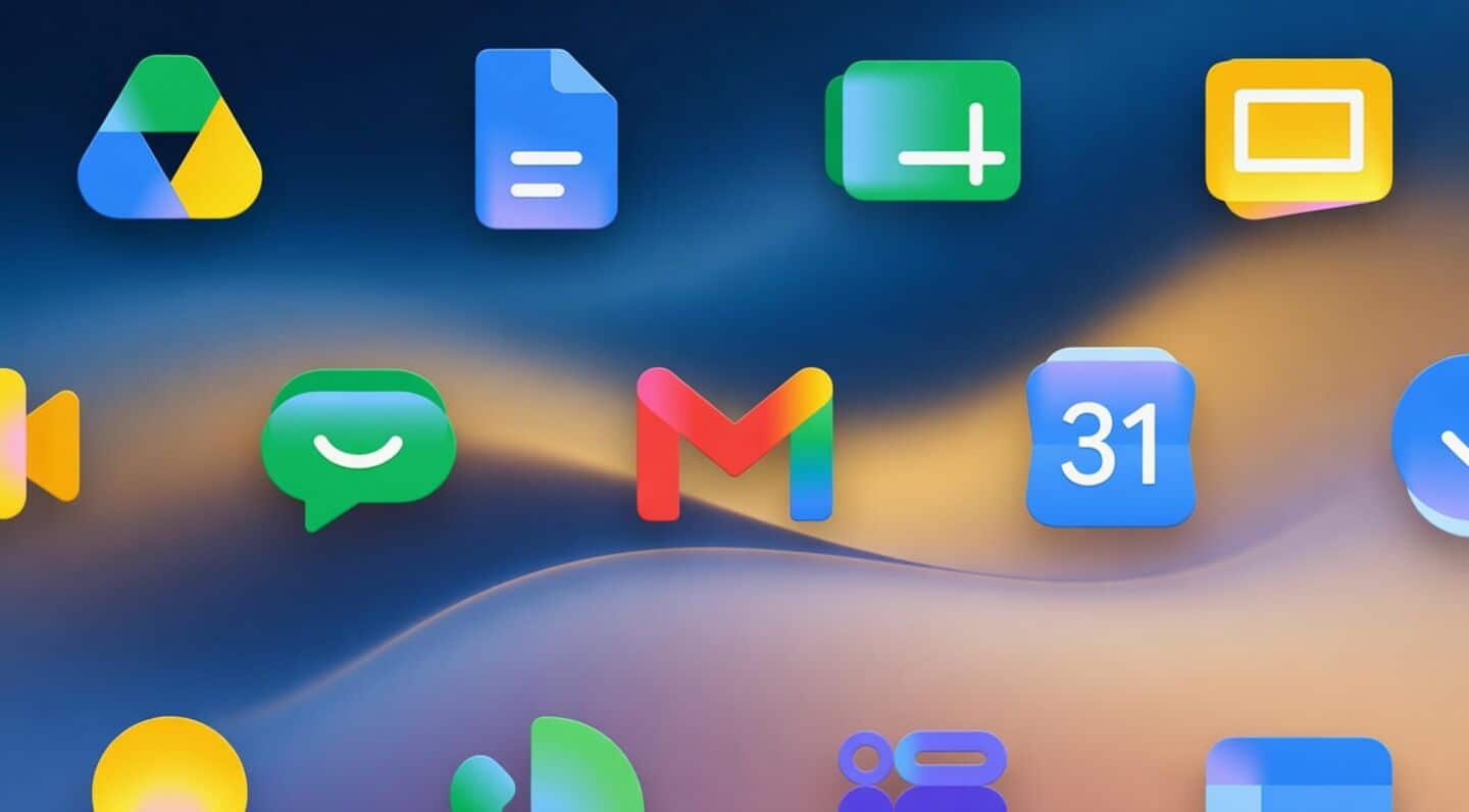 Google rolls out gradient icons for Workspace apps on Android