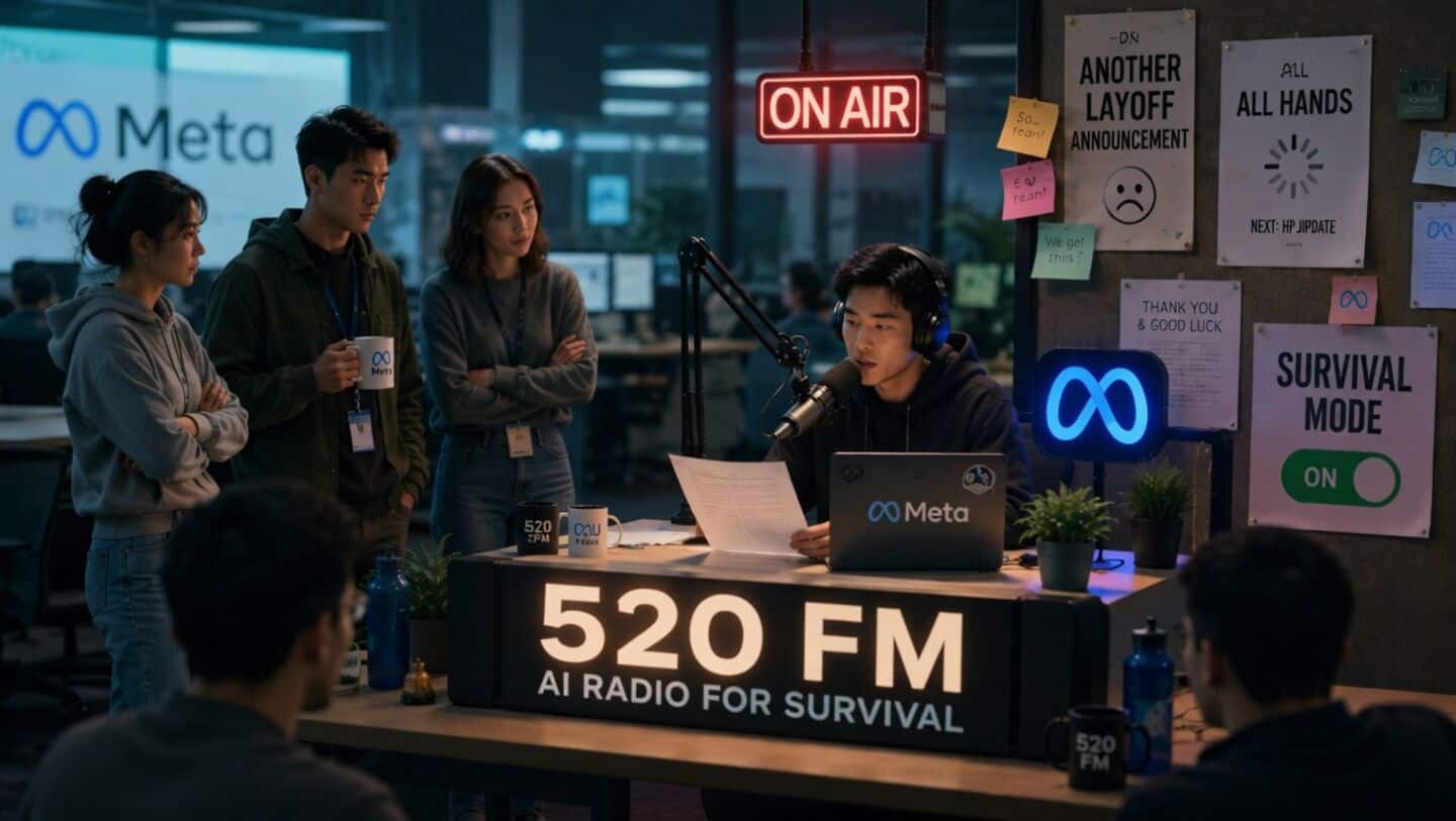 Meta staffer launches '520 FM' AI radio after 8,000 layoffs