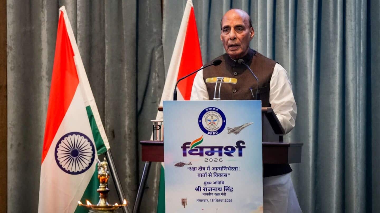 Rajnath Singh sets 2047 self-reliant defense tech target for India