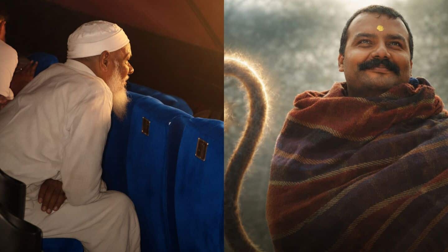 Muslim man barefoot watching 'Hanuman Ansh' sparks unity conversations
