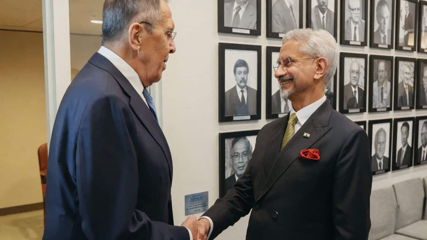 India's Jaishankar meets Lavrov at UNGA, discusses Ukraine, Middle East