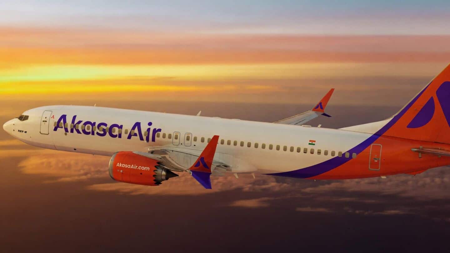 Akasa Air adds ₹375-₹1,150 domestic and ₹2,500 international surcharge