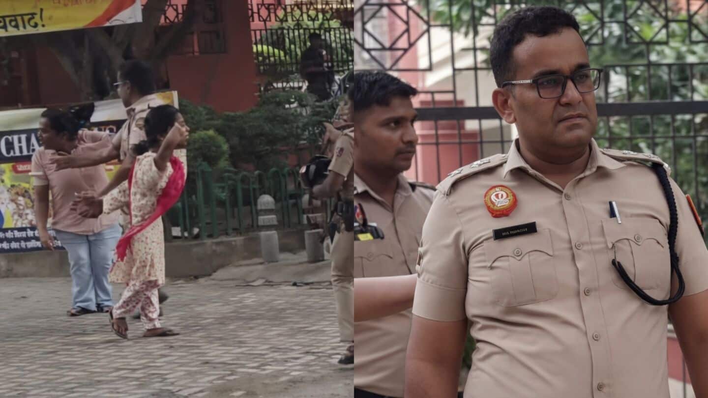 Delhi Police officer Sandeep Lamba removed after alleged slap video