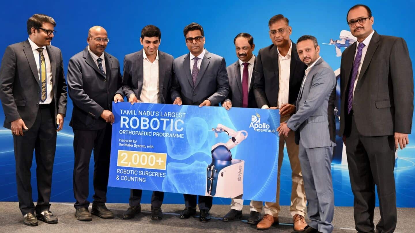 Apollo Hospitals Chennai rolls out Mako SmartRobotics for knee, hip