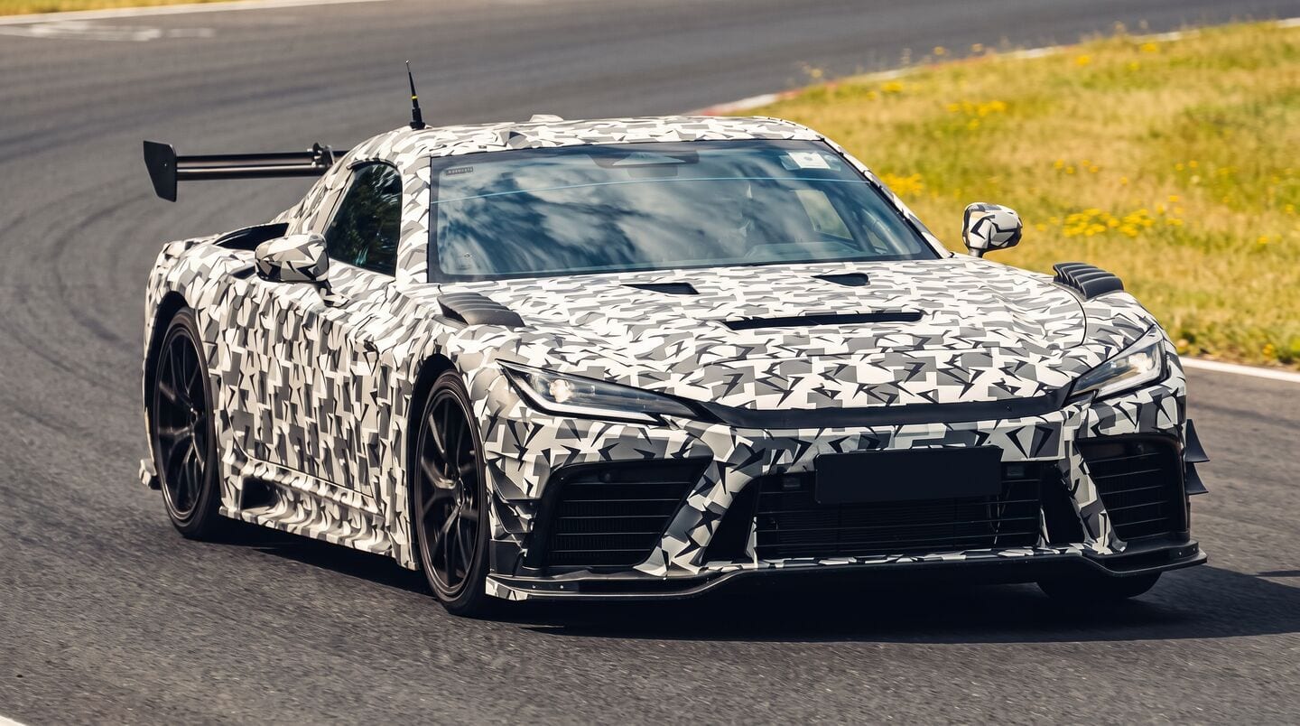 Toyota GR GT spied at Nurburgring ahead of 2027 launch