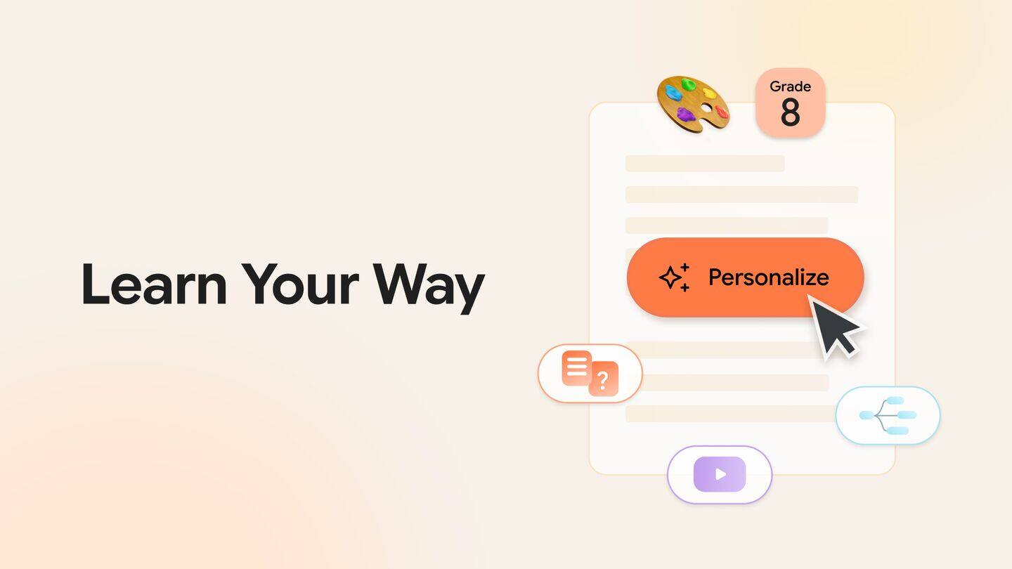 Google AI turns your textbook into a personalized lesson
