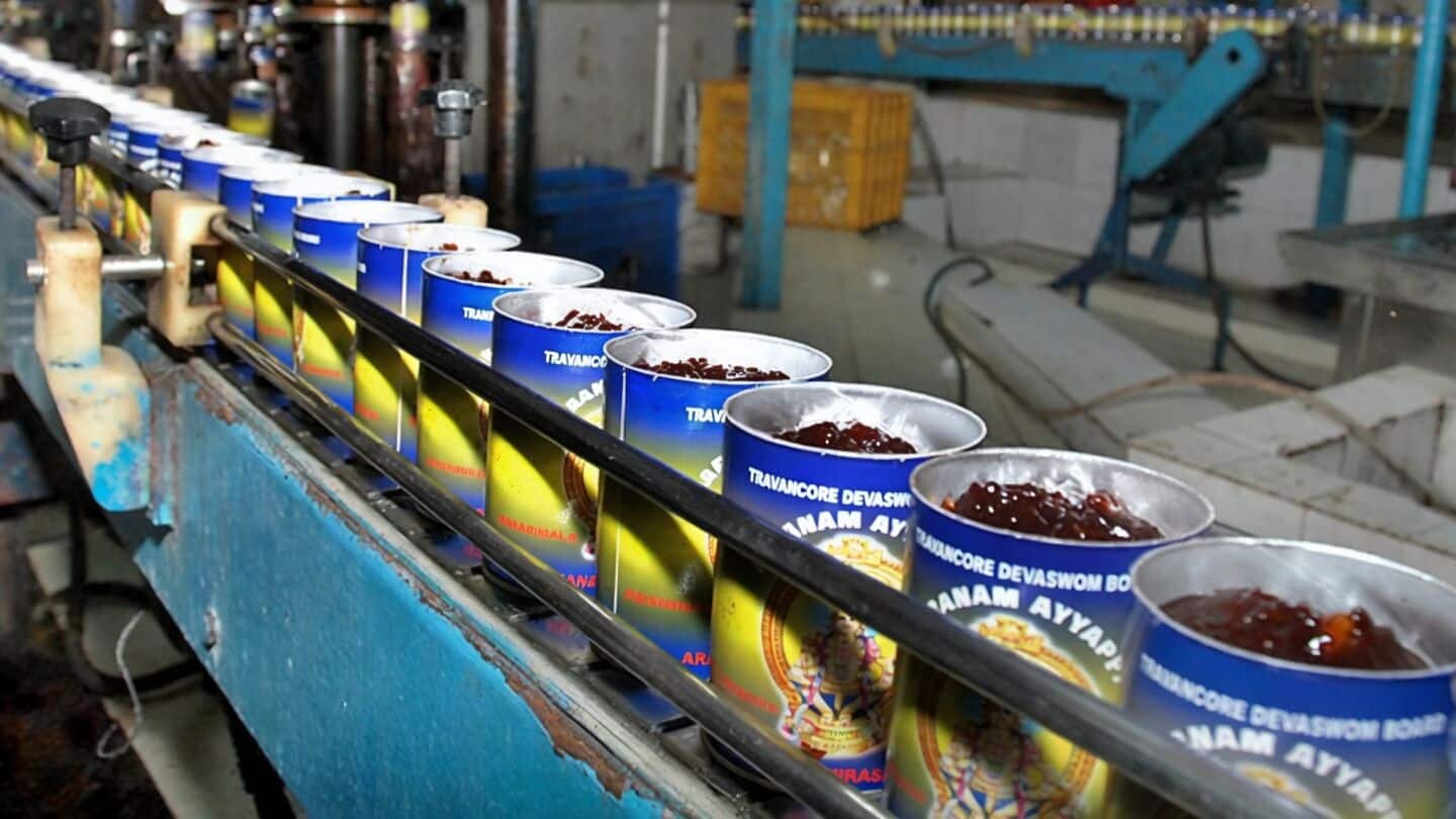 Sabarimala Aravana production restarts October 14 after sannidhanam upgrade