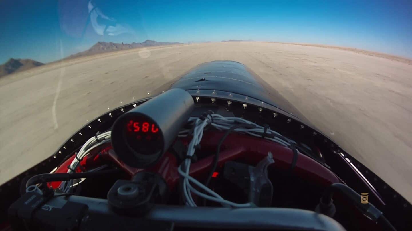 Ricky Robinson aims 644km/h at Bolivia's Salar de Uyuni