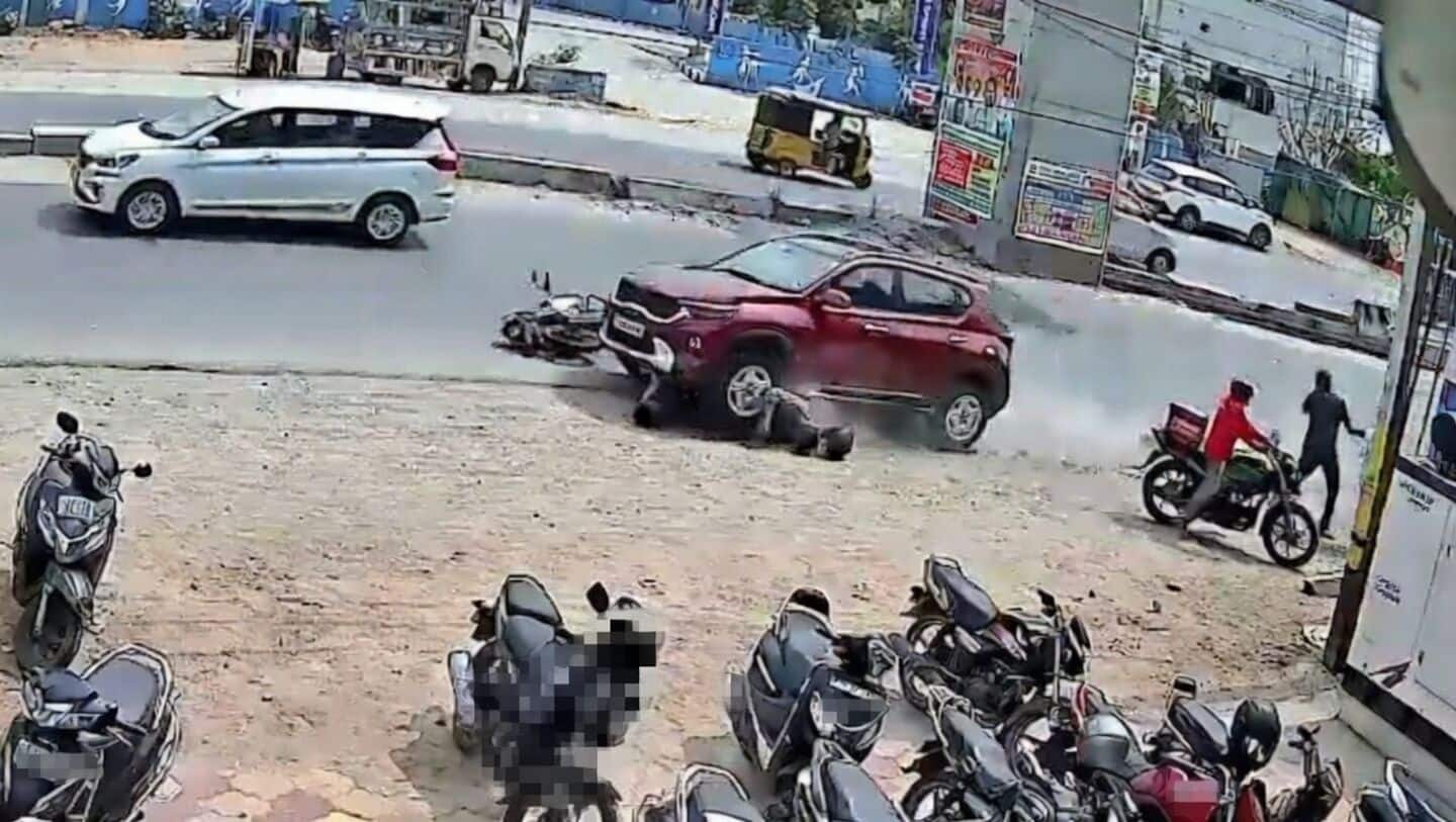 Hyderabad: Man, woman run over by car; son critically injured