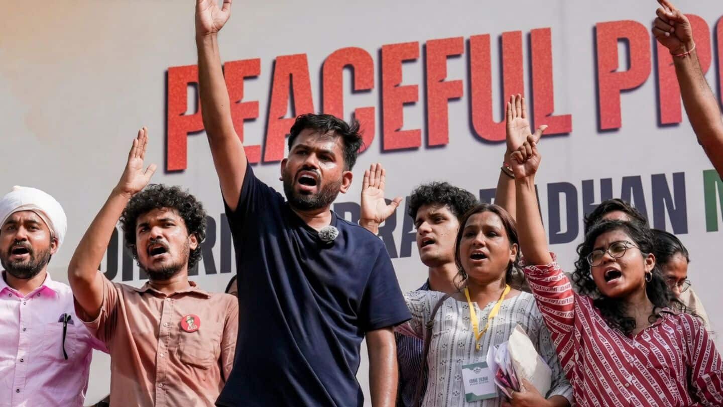 Abhijeet Dipke says Delhi Police ask Aadhaar at NEET-UG protest