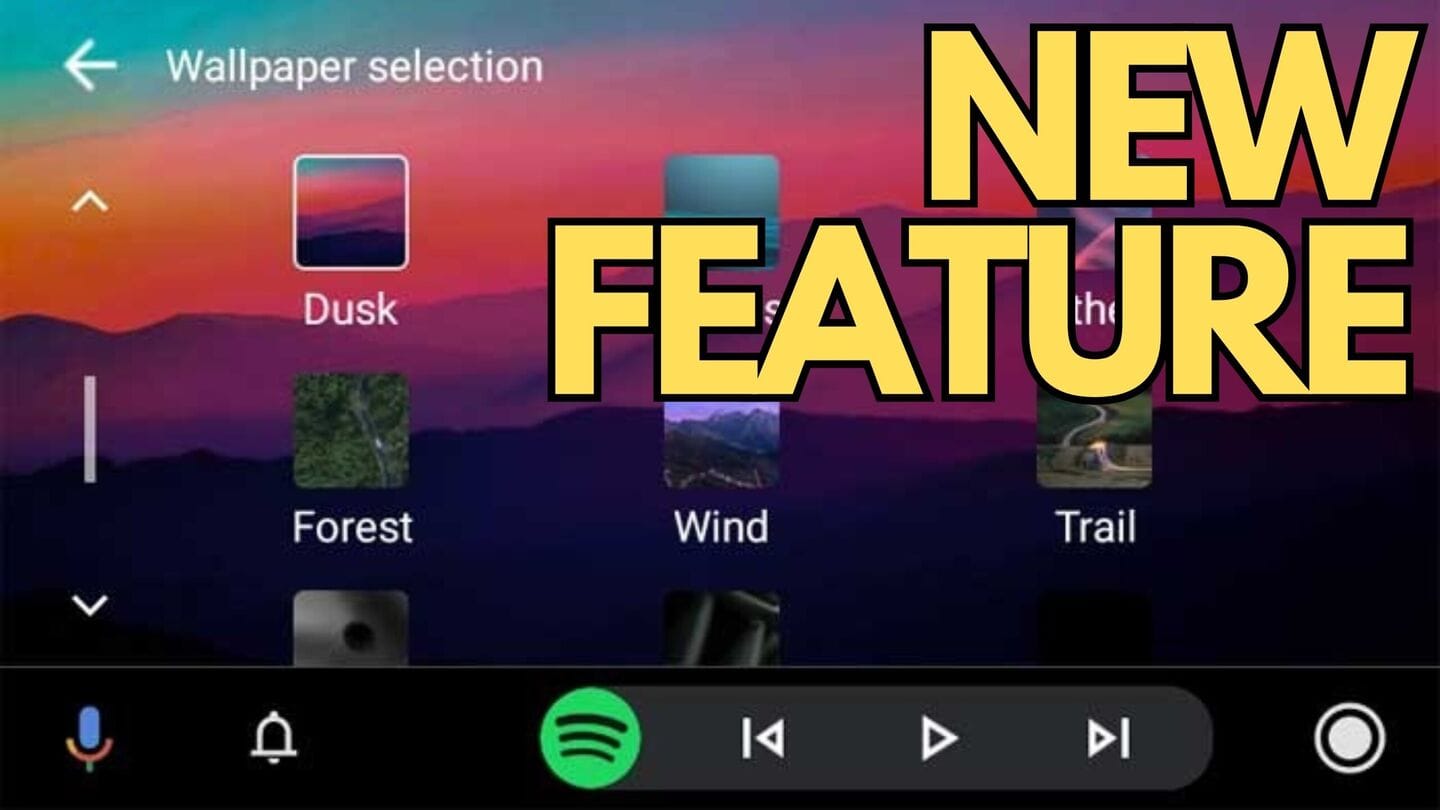 Android Auto now matches your phone wallpaper colors