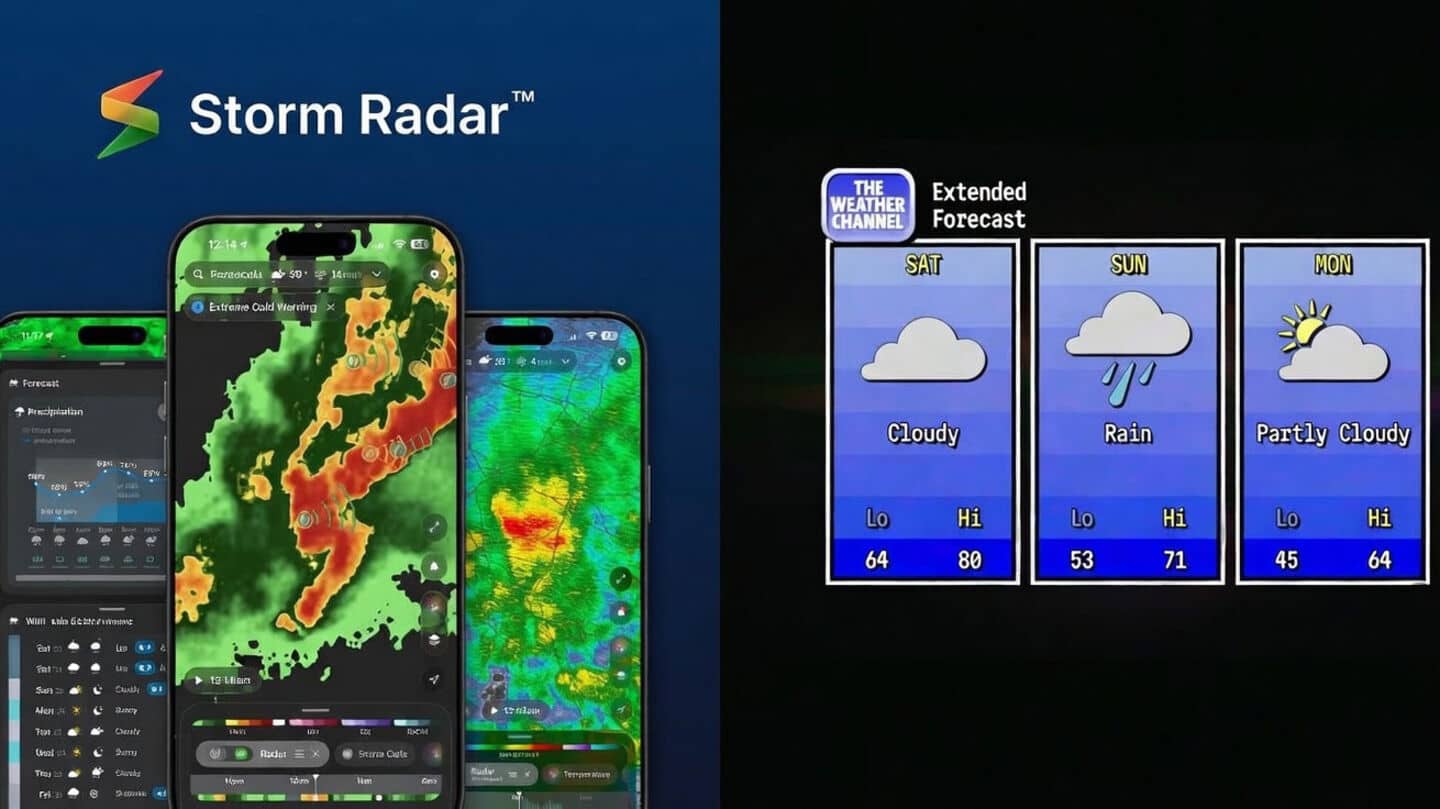 Weather Channel launches 'Storm Radar' app with AI personalized tips