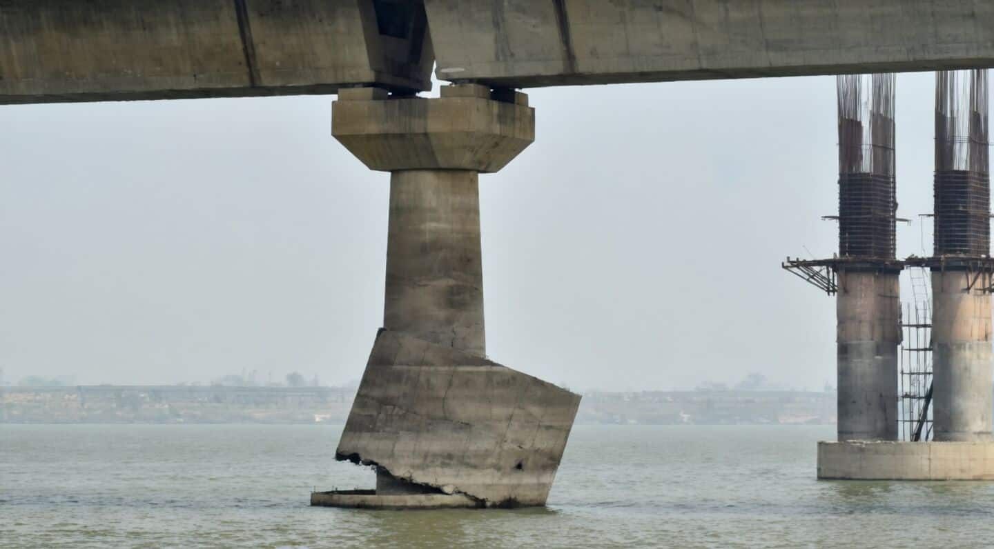Bihar's Vikramshila Setu at risk after strong river currents
