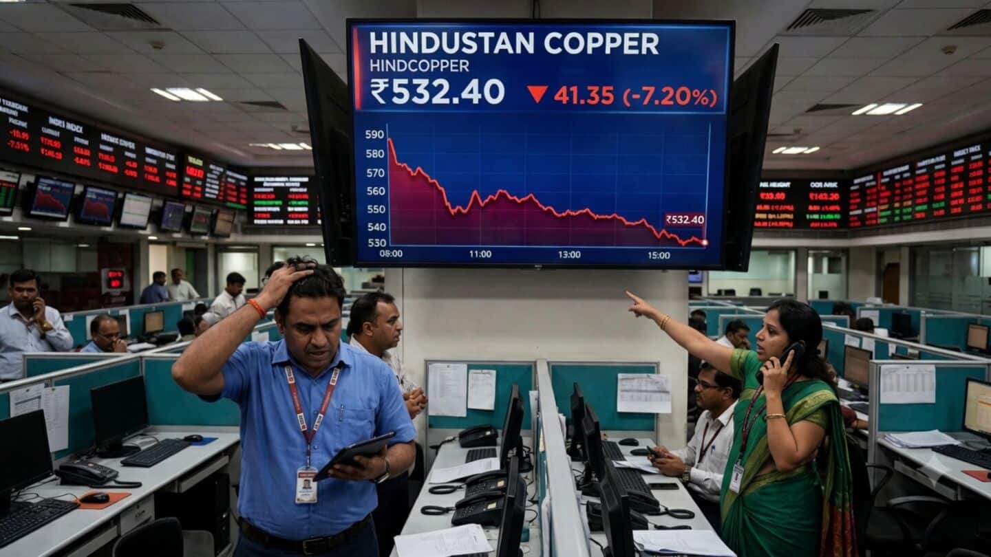 Hindustan Copper shares drop 7.2% as government announces 3% OFS