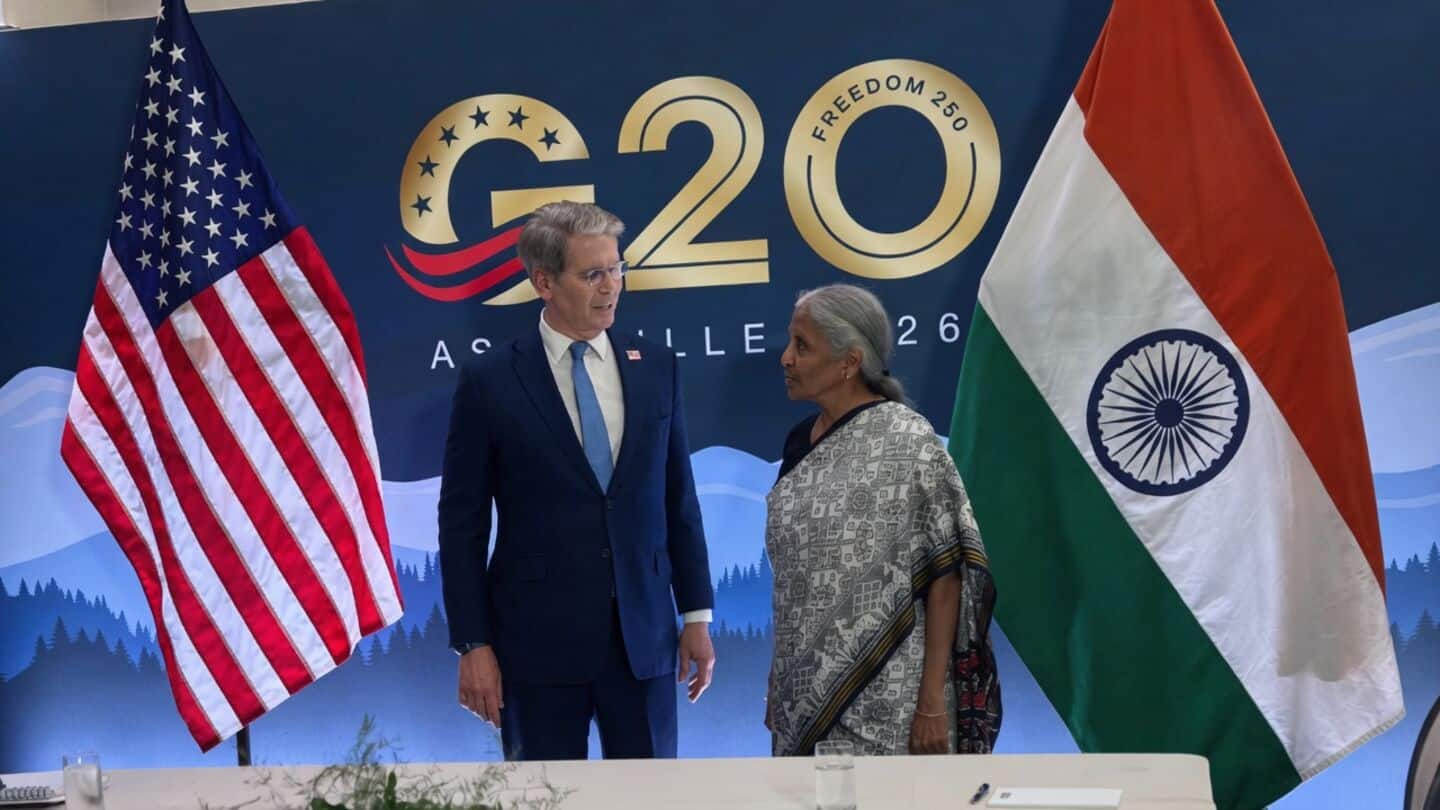 Nirmala Sitharaman, Scott Bessent discuss critical minerals, supply chains