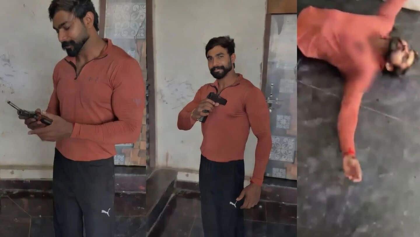 Delhi man dies while posing with cousin's licensed pistol