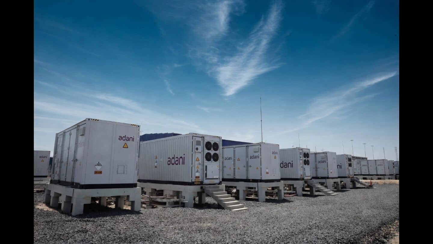 Adani Green Energy activates 1.37 GWh BESS at Khavda Gujarat