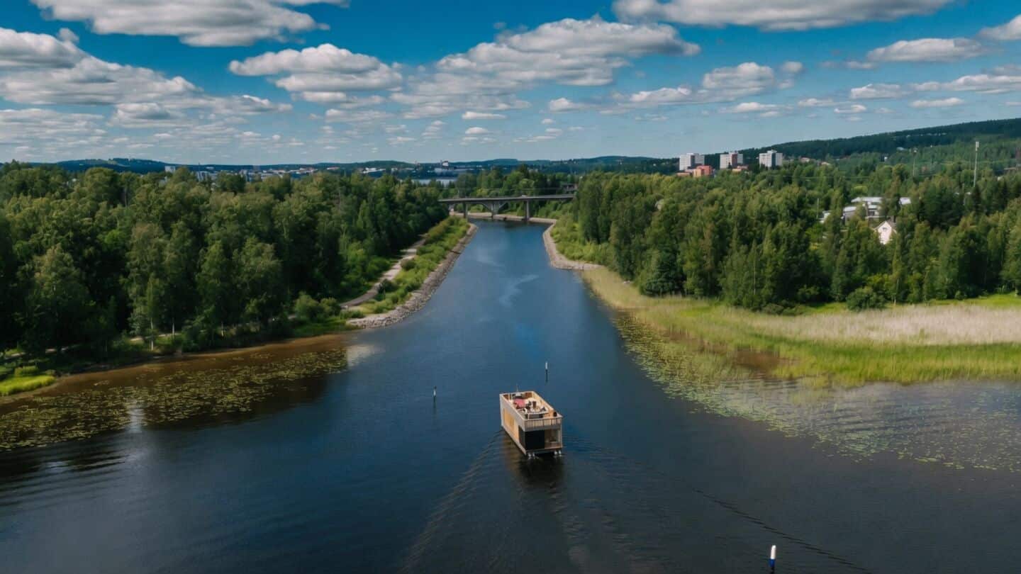 Yamaha and Central Finland Mobility Foundation create hydrogen sauna boat