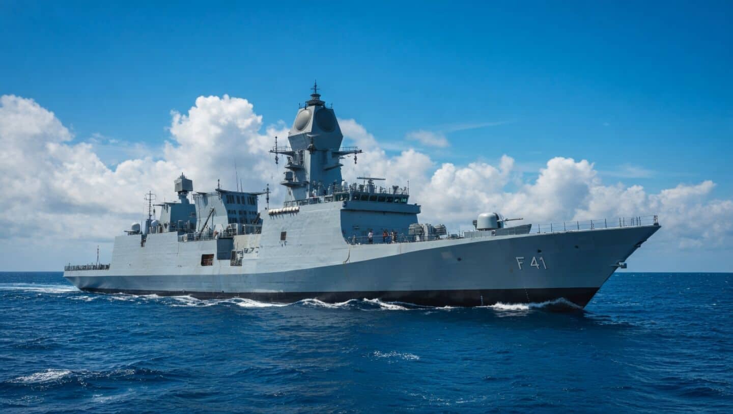 Indian Navy commissions new stealth frigate INS Taragiri in Visakhapatnam