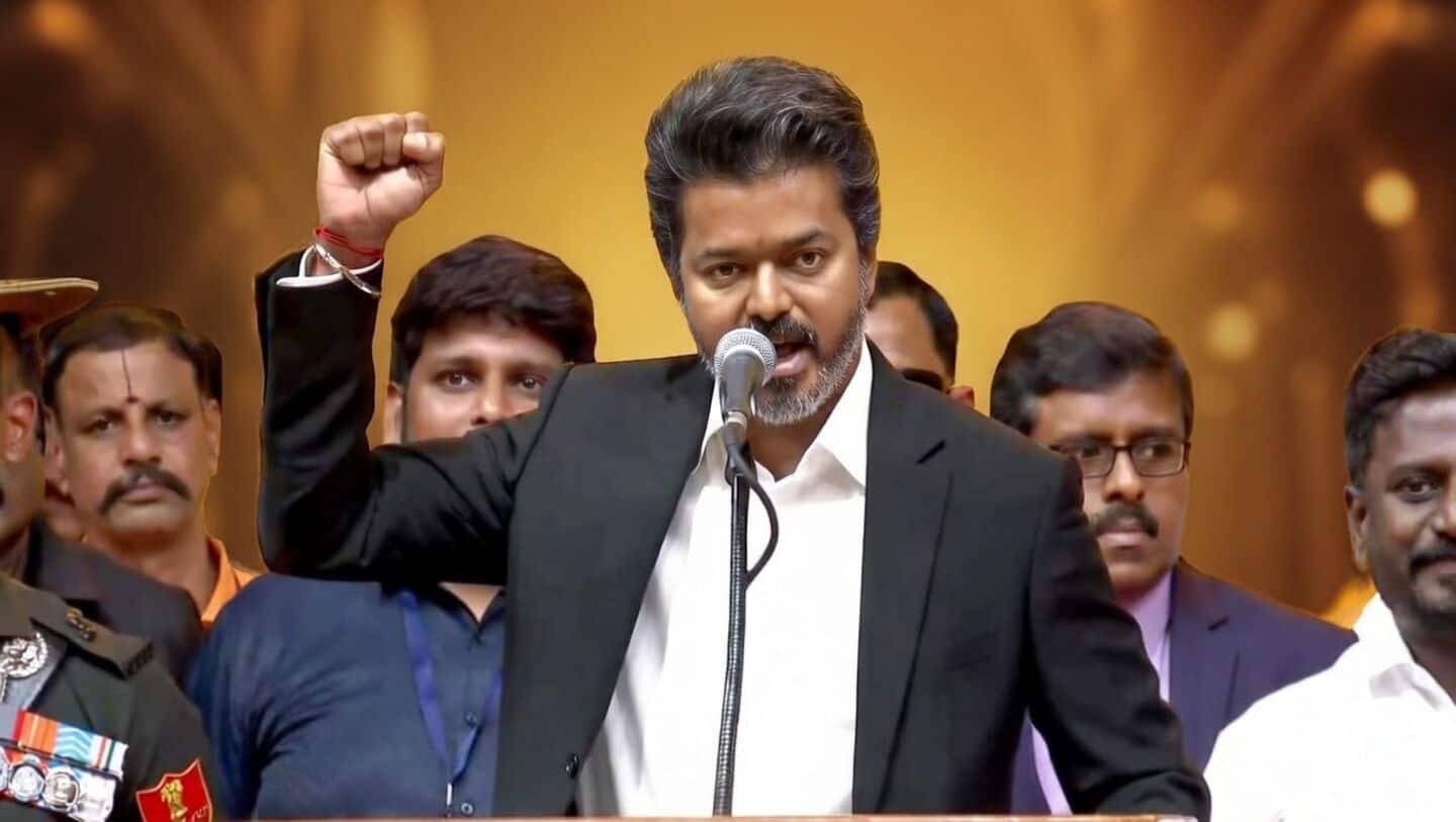 C Joseph Vijay oath in Chennai features full Vande Mataram