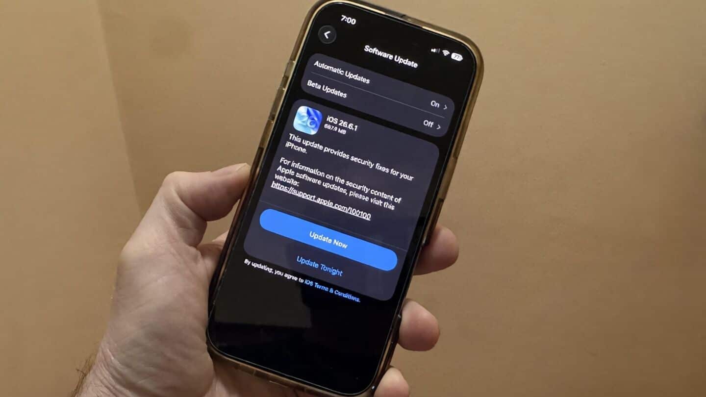 Apple issues iOS 26.6.1 patching 29 flaws, no known exploits