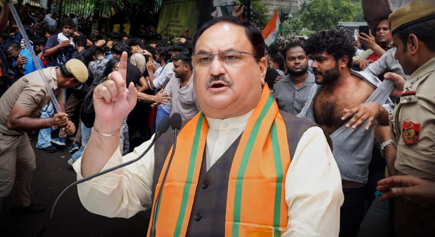 Cockroach Janta Party alleges police used force in NEET protest