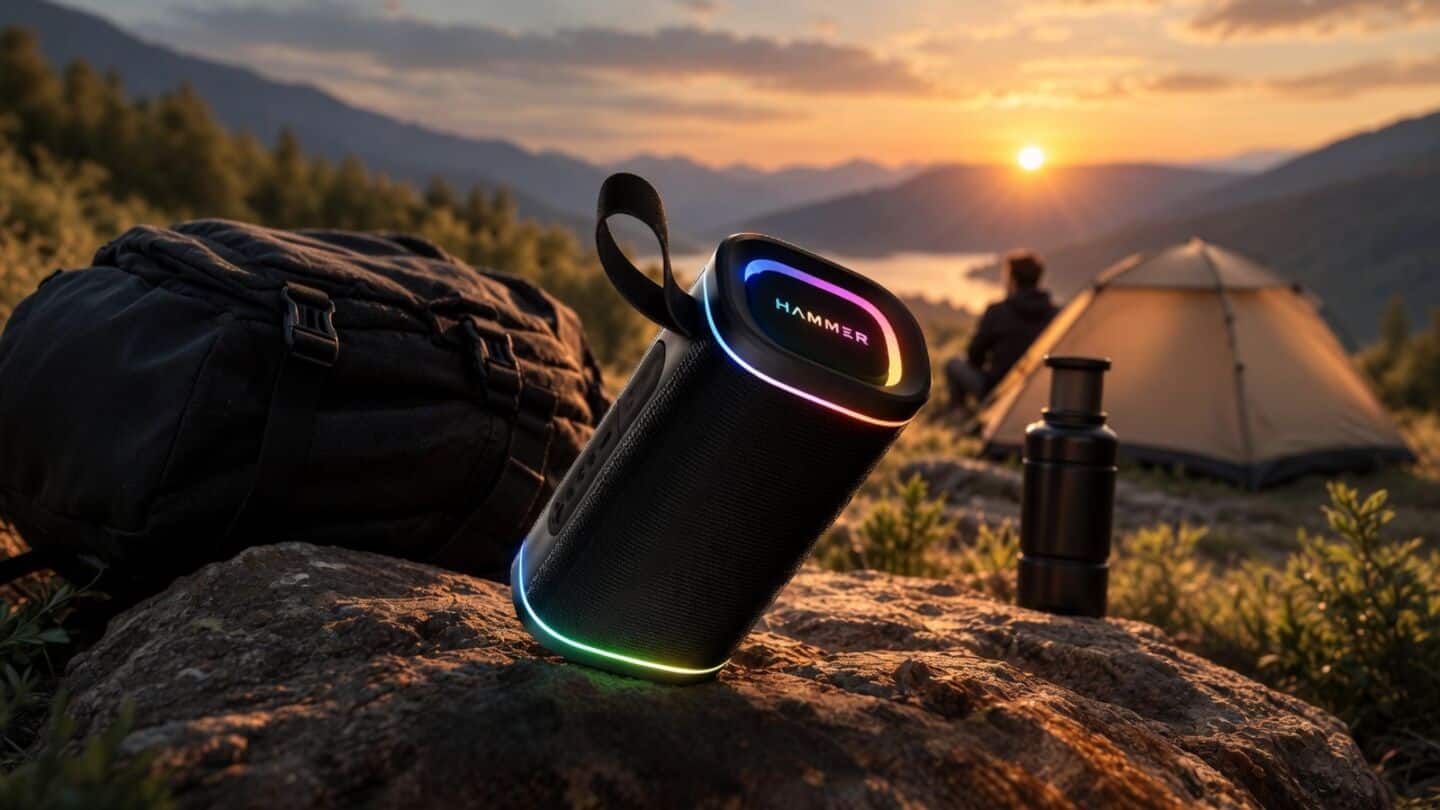 Hammer launches Wave 2 Bluetooth speaker with 20W, RGB ₹1,299