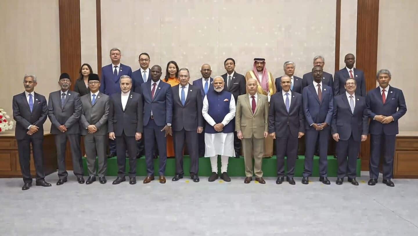 Narendra Modi hosts BRICS ministers in New Delhi, urges diplomacy