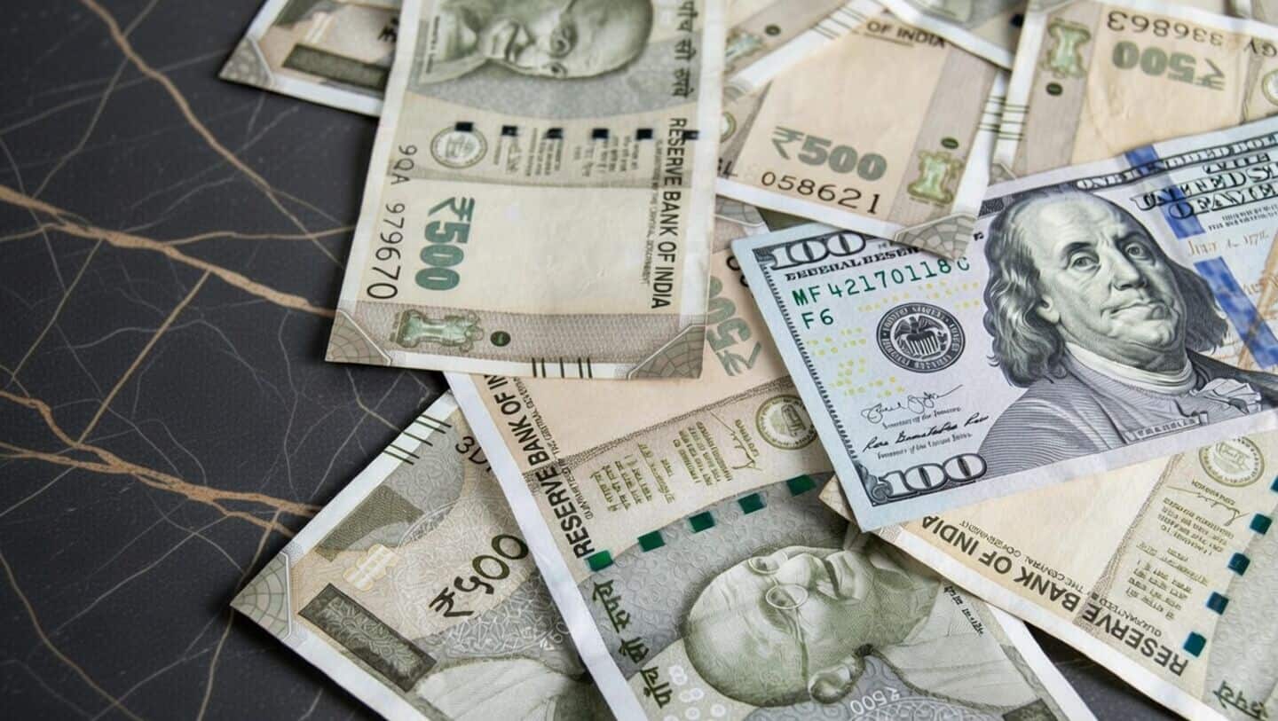 Rupee at 93.83 per dollar amid rising crude, U.S.-Iran talks