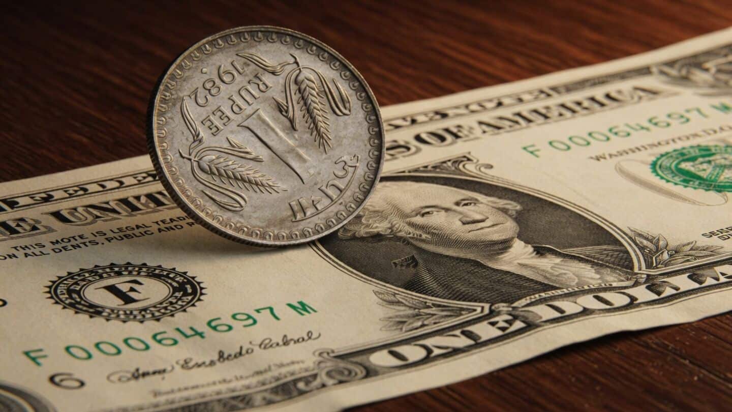 Rupee slips to 95.35 after Iran missile strikes on Israel