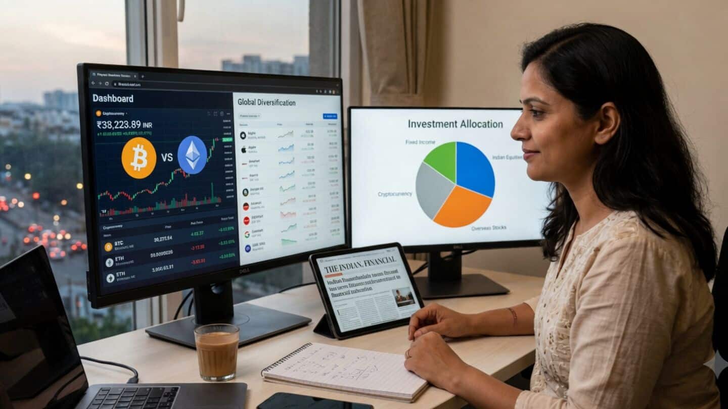 Young Indians diversify portfolios with cryptocurrencies and overseas stocks