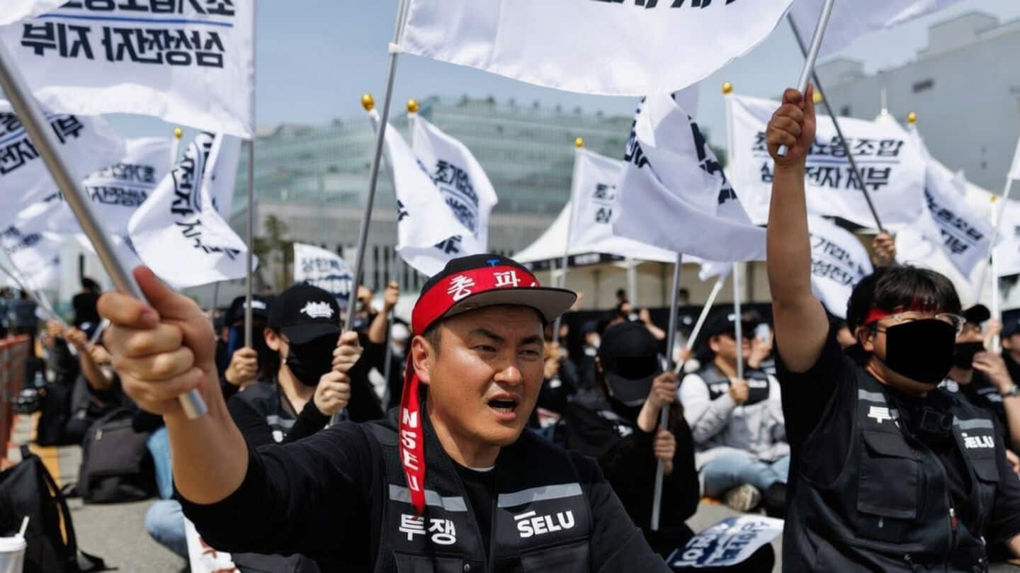 Samsung workers in South Korea protest, pressuring global RAM supply