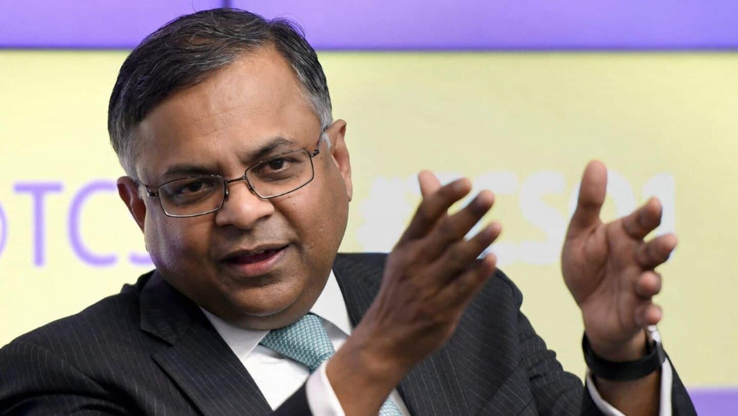 N Chandrasekaran in FY2026 report: AI backbone, TCS $2.3B annualized