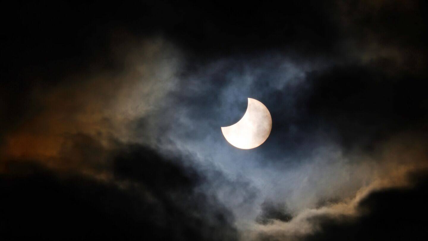 Partial solar eclipse affects parts of North America August 12