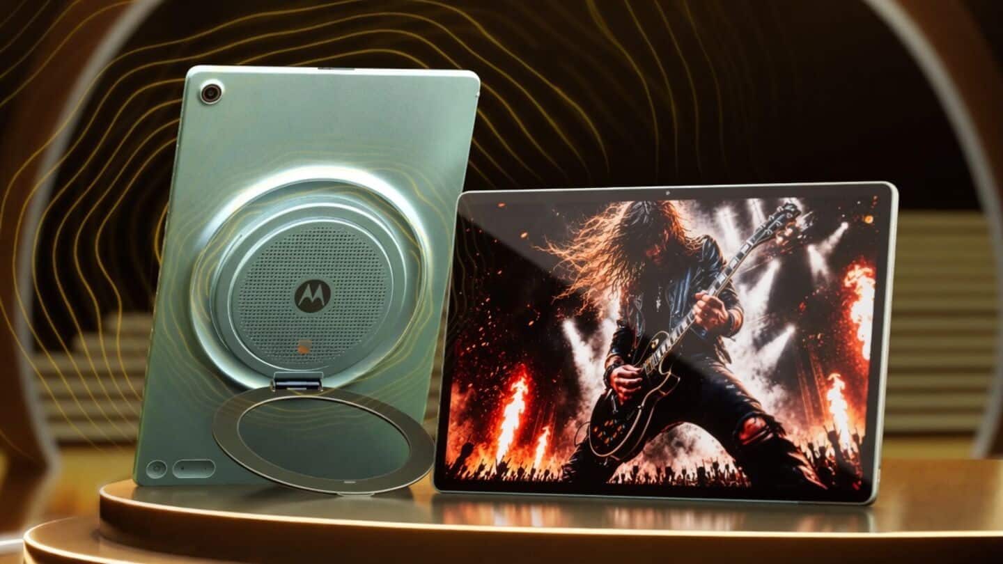 Motorola's Moto Pad 70 Groove launches in India July 31