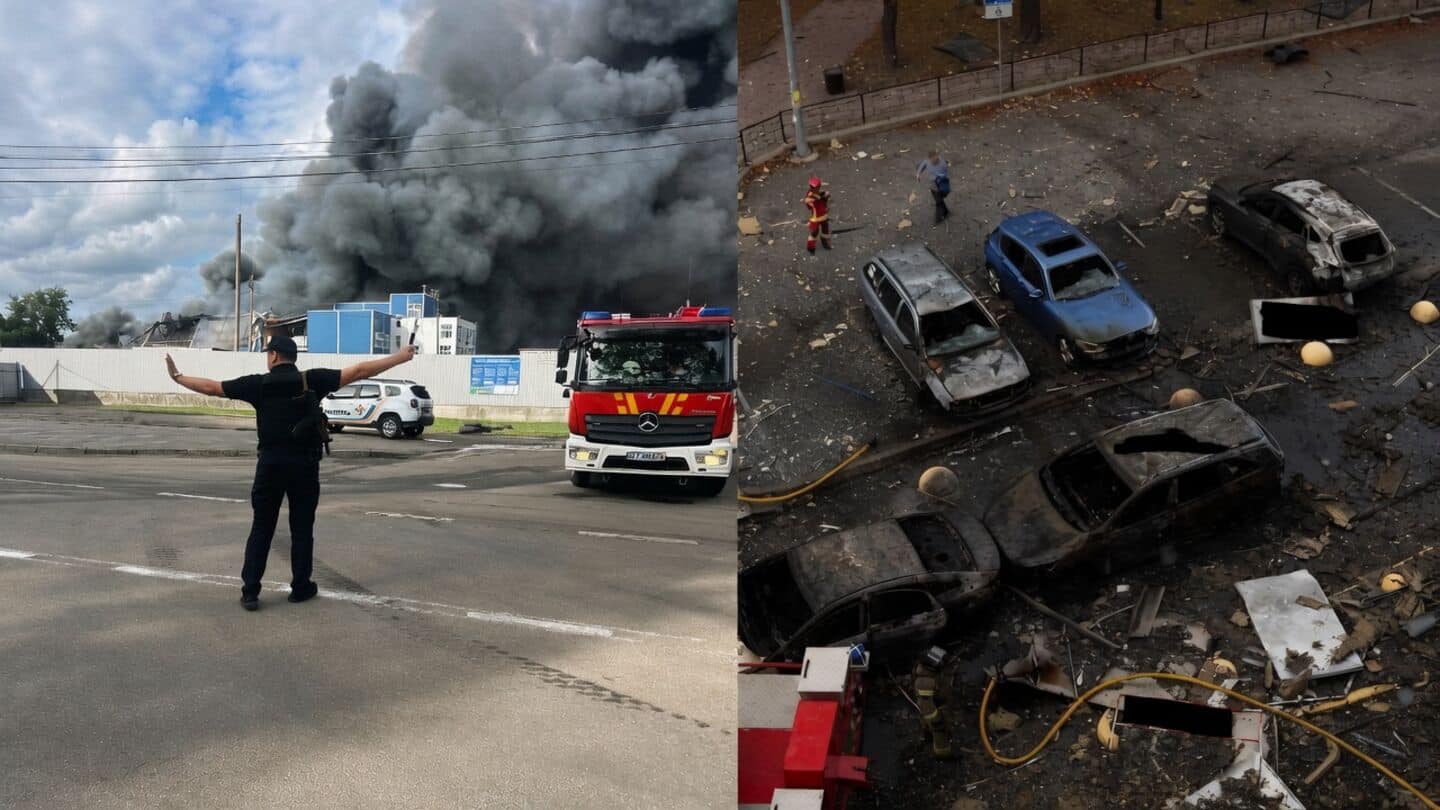 Russian drones hit Kyiv, kill 4, injure 7, Zelenskyy appeals