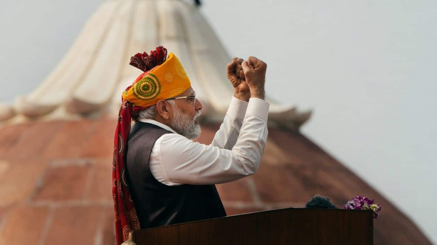 Narendra Modi outlines Viksit Bharat by 2047 at Red Fort
