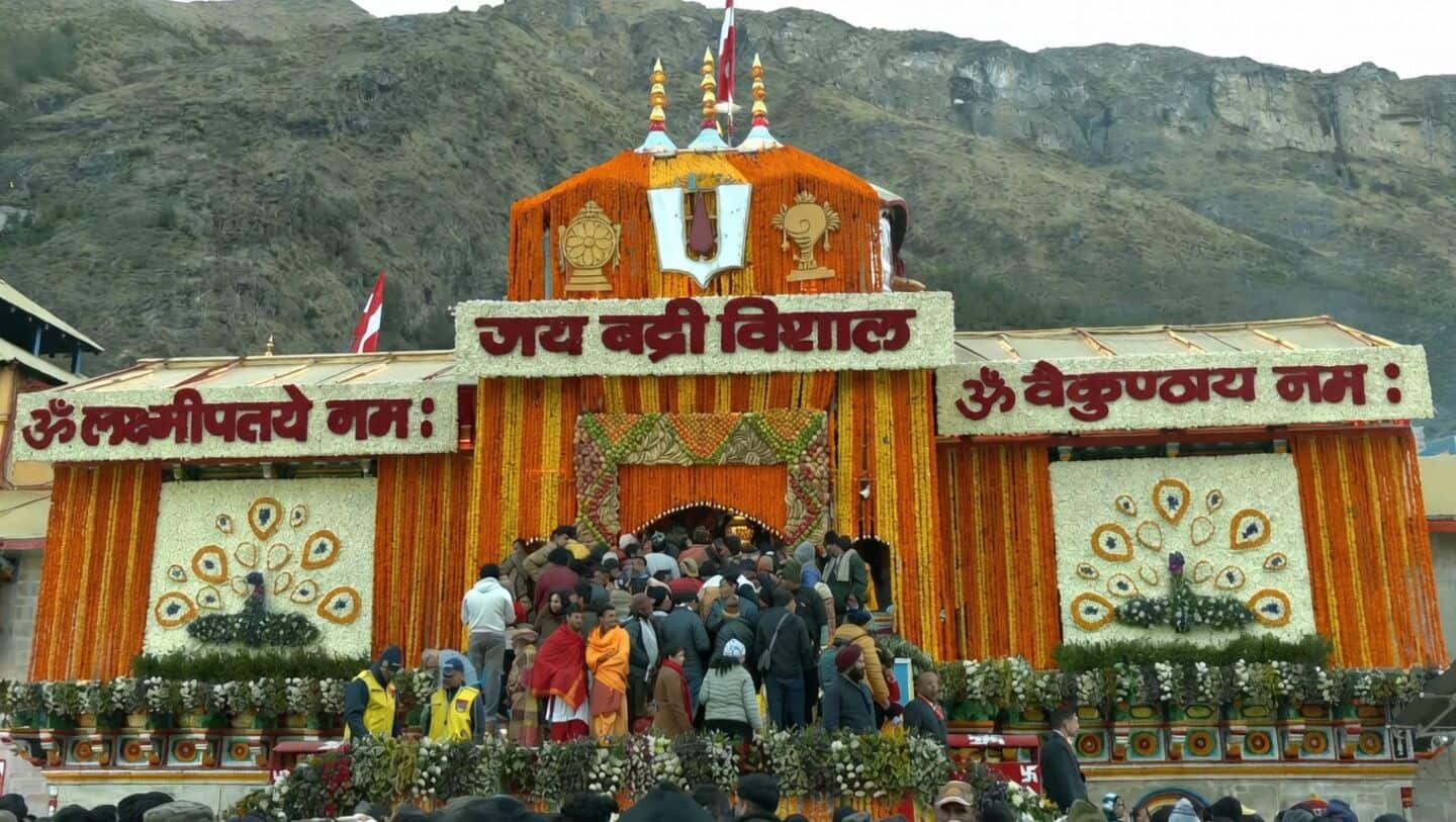 Badrinath Dham opens in Uttarakhand, all Char Dham welcoming visitors