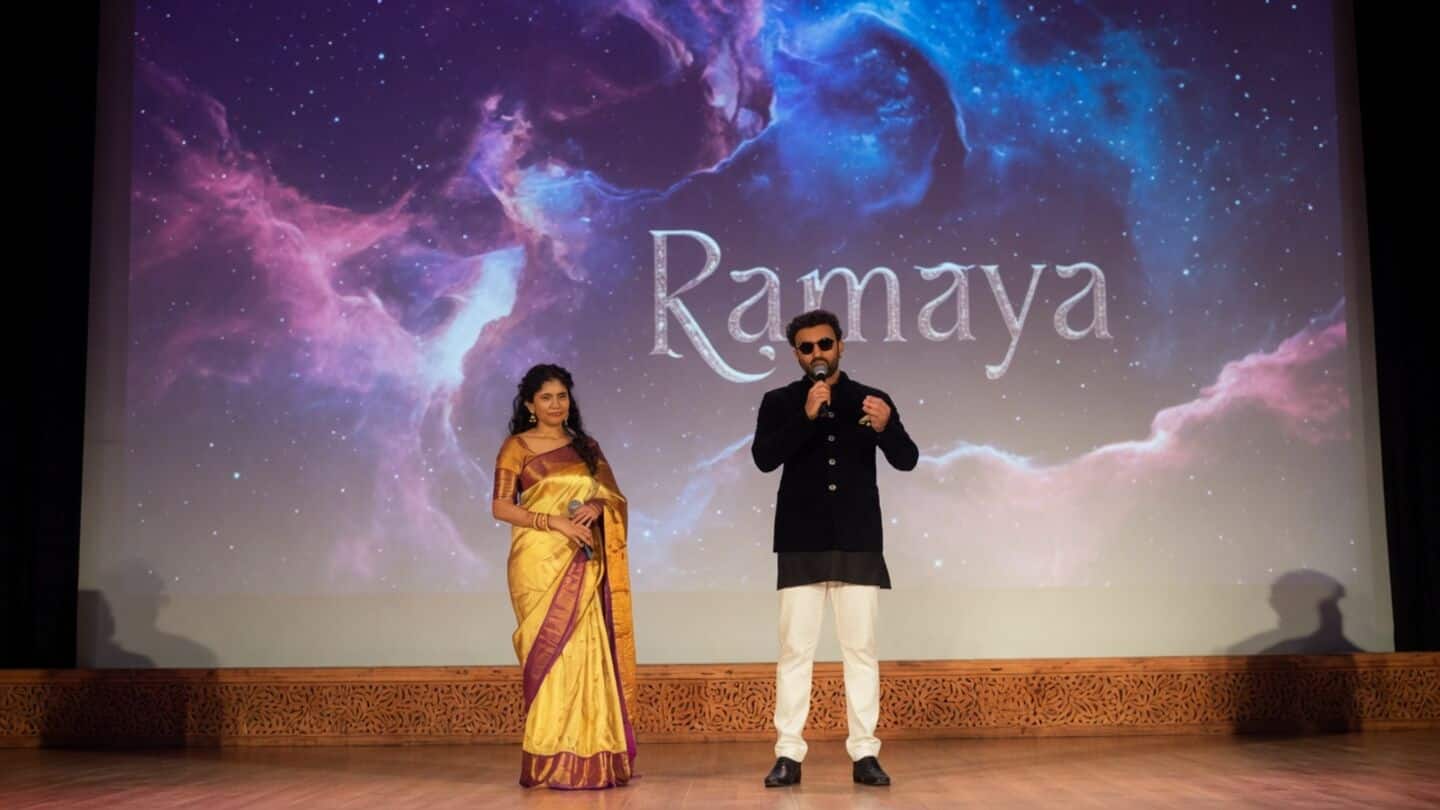 Kapoor cites eye infection at 'Ramayana' trailer launch in Delhi